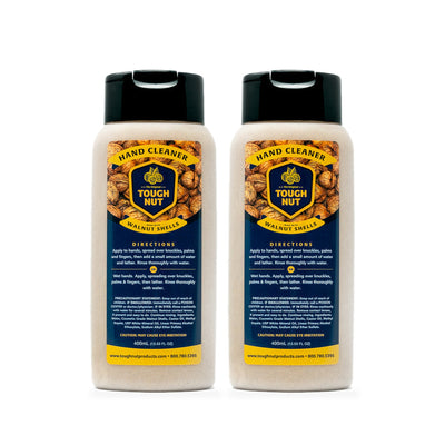Tough Nut heavy duty hand cleaner 2-Pack: two 13.53 oz (400 mL) flip-cap bottles